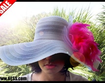 Popular items for pink derby hats on Etsy