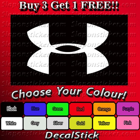 Under Armour Sports Car Decal Sticker Vinyl Wall by DecalStick1