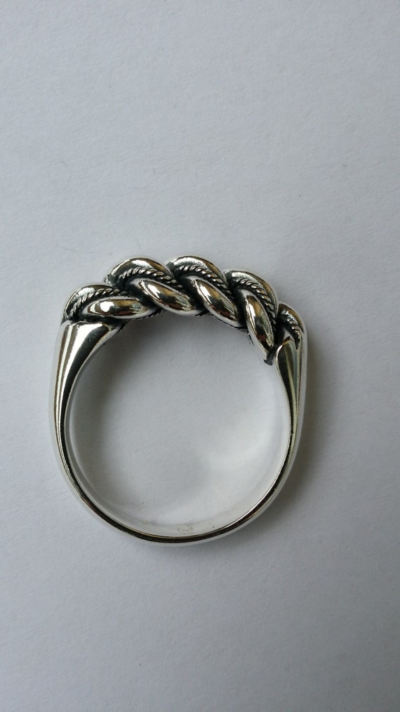 Handmade Sterling Silver Namejs Ring