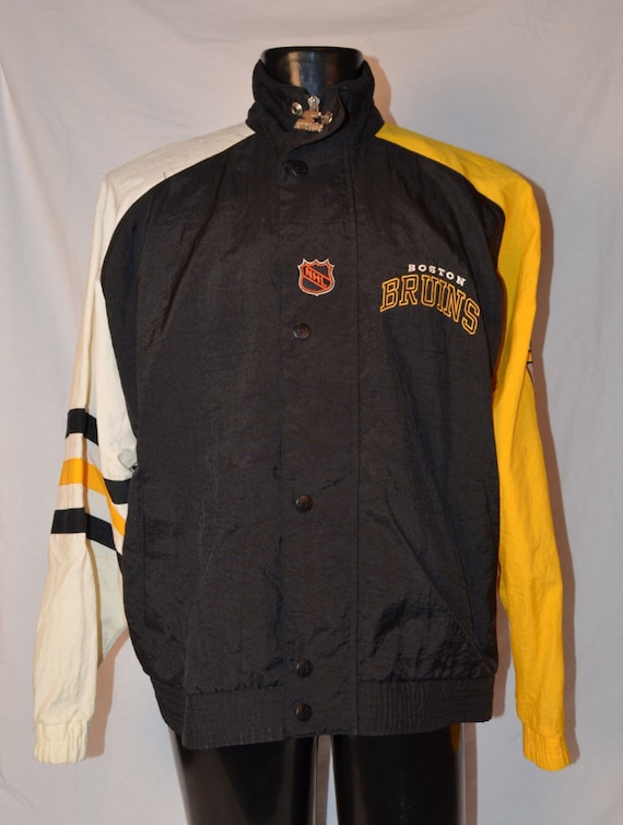 vintage Boston Bruins Starter jacket nhl hockey by ROCKINDESIGNER