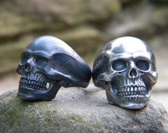 Skull Ring I: Sterling Silver Skull Ring