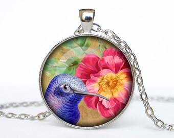 HUMMINGBIRDS pendant hummibirds jewelry hummibirds necklace