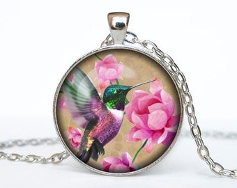 HUMMINGBIRDS pendant hummibirds jewelry hummibirds necklace
