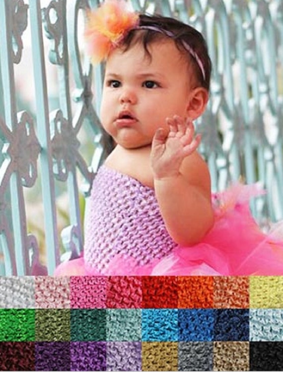 Individual 6 Crocheted Tutu Tops or by CreativeKidsFashions