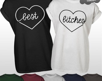 Best Bitches T-Shirt BFF Flawless Tee Please I Ride A Unicorn Beyonce Friend Friends Tops
