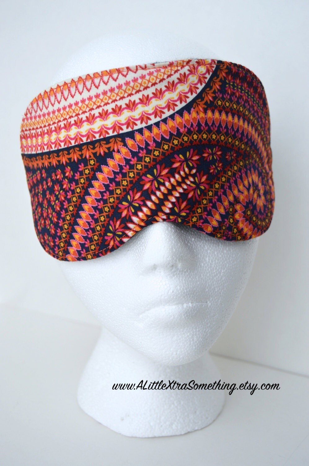 Paisley Eye Mask for sleep or travel Light Blocking & Comfy