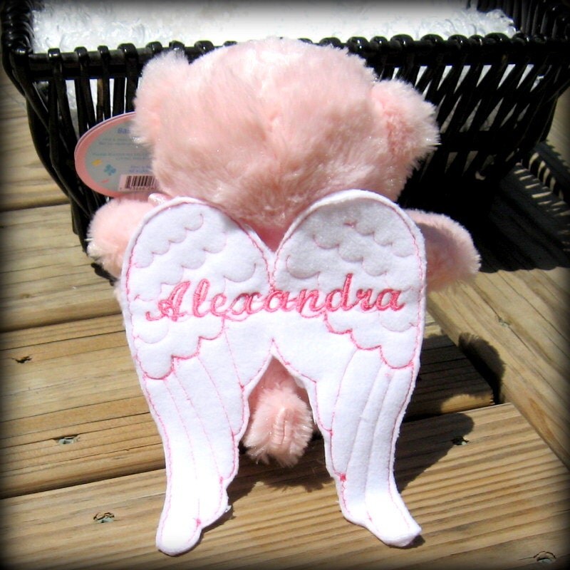 teddy bear with angel wings