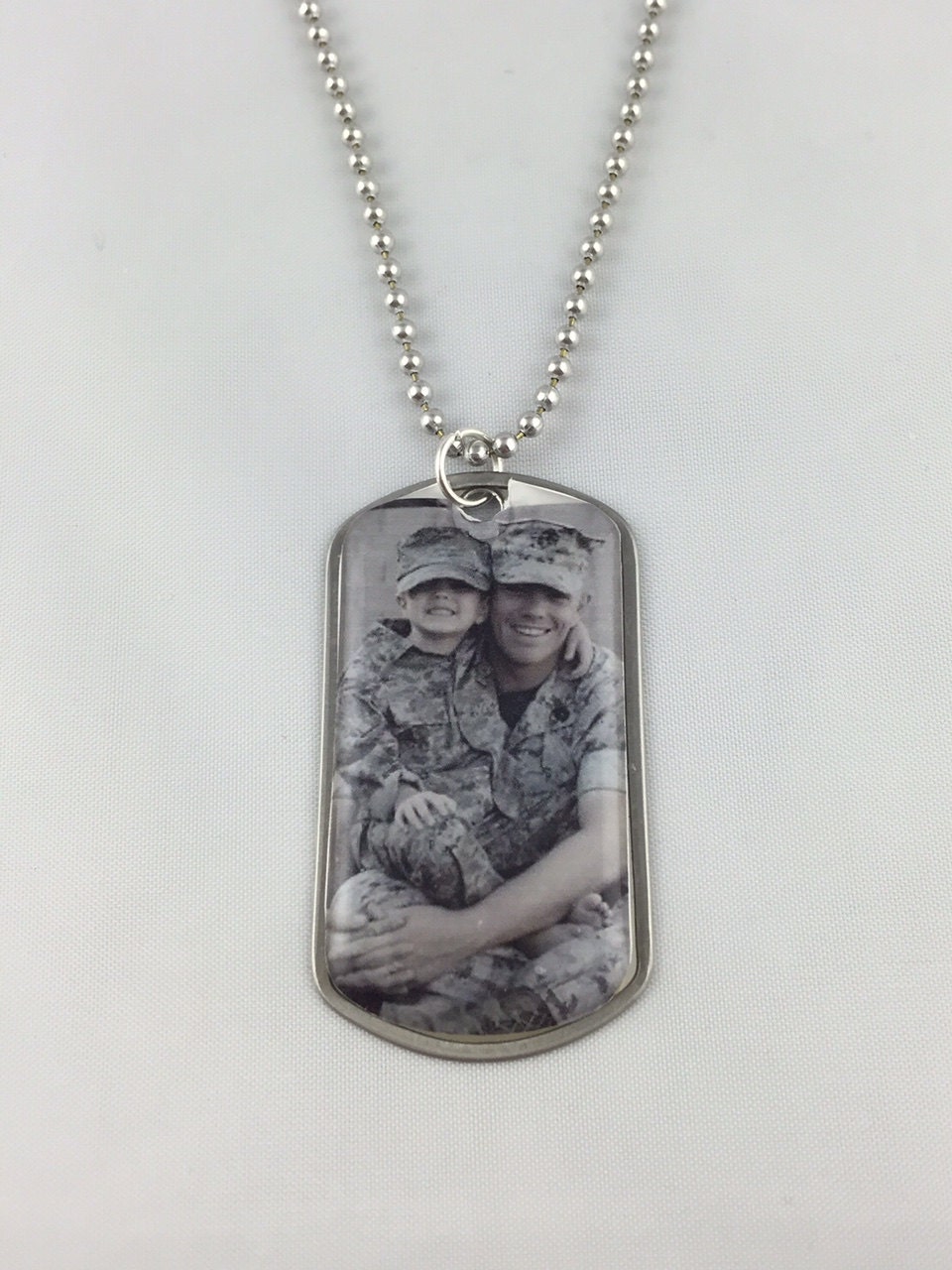 Custom Dog Tag Necklace or Key Chain