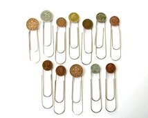 Popular items for paper clip bookmark on Etsy