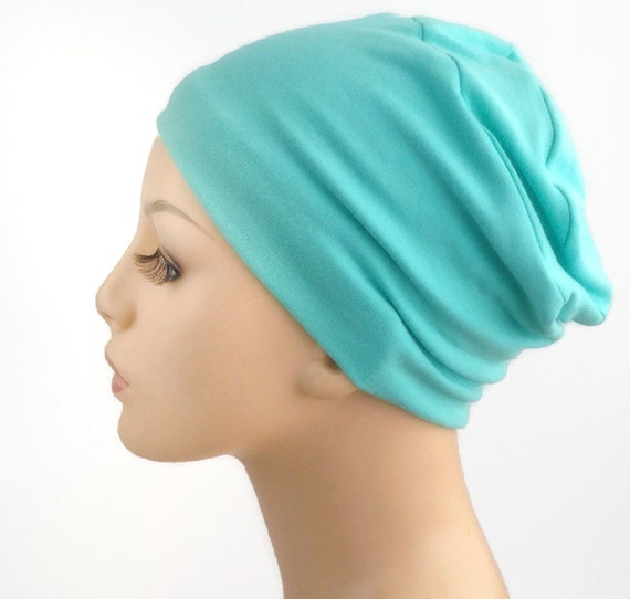 Chemo Hat Sleep Hat Alopecia Cap Scarf Liner Slouch by TurbanDiva