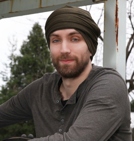 Men's Turban Man's Head Wrap Dreads Wrap Buff Scarf by TurbanDiva