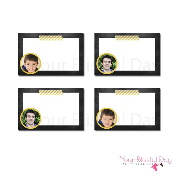 PRINTABLE Chalkboard Graduation Party Label Tents (Color of your choice) #301 Il_570xn