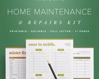 Home improvement project planner printable Home improvement project planner printable