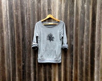 in my shadow Tree Sweatshirt, Yoga Top, Cozy Sweater, S,M,L,XL,2XL