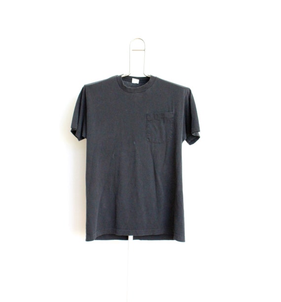 black pocket tshirt