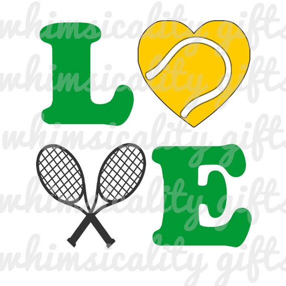 Free Free 218 Love Tennis Svg SVG PNG EPS DXF File