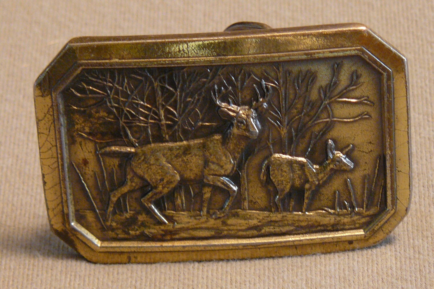 Vintage Solid Brass Buckle by The Great American Buckle Co.