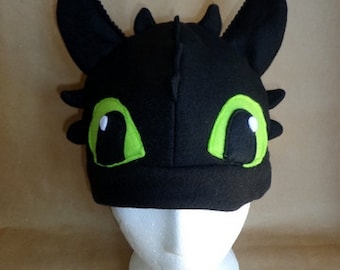 Toothless the Dragon Hat | How to Train Your Dragon inspired Costume | Adult Toddler Baby Child