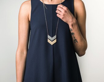 Double Chevron Necklace