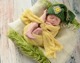EG/_ Newborn Baby Boys Girls Lace Tassel Photography Scarf Quilt Photo Prop Daint