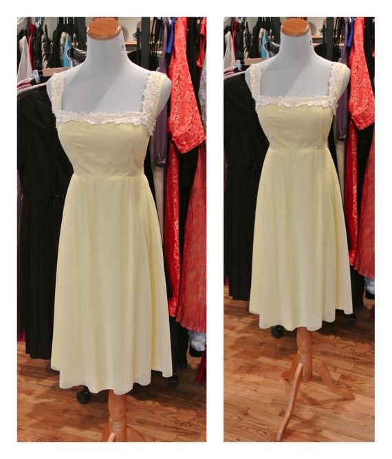 ... Flare Tea Dress Chiffon Garden Party Dress Wedding Guest Party Dress