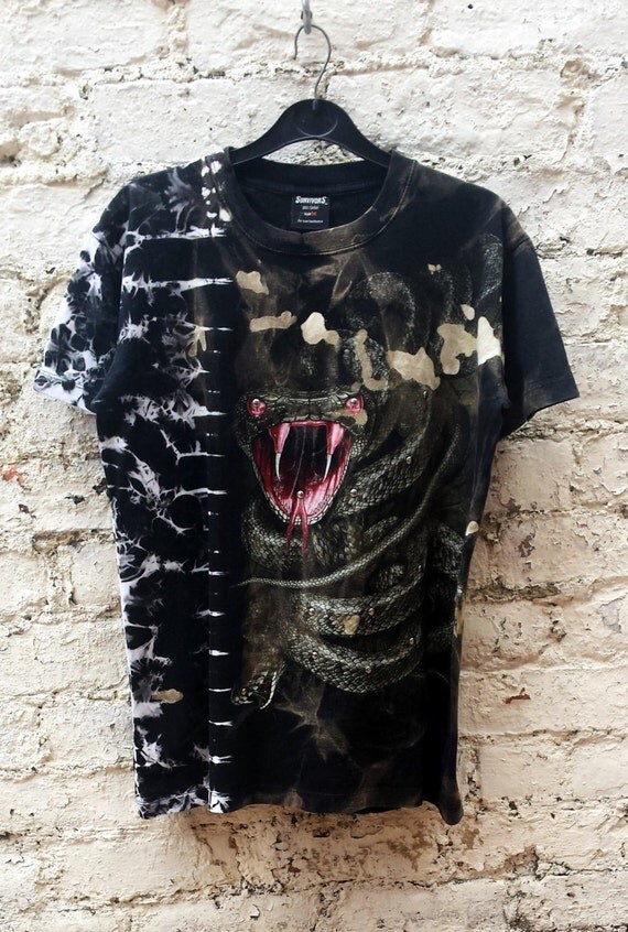 Get Black Shirt Tie Dye Bleach Background