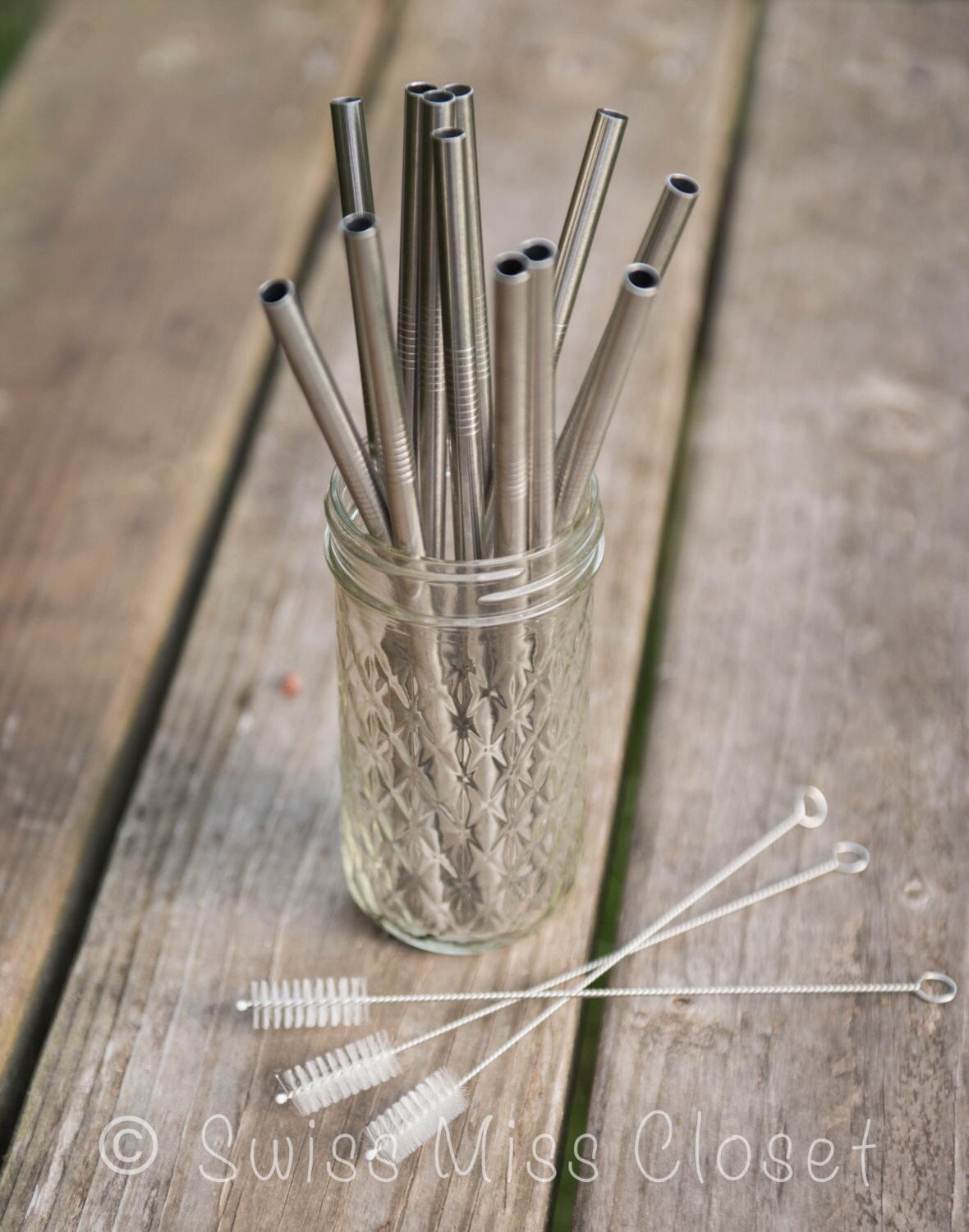 1 Straw Cleaner for Wide Eco Friendly Stainless Steel Straws