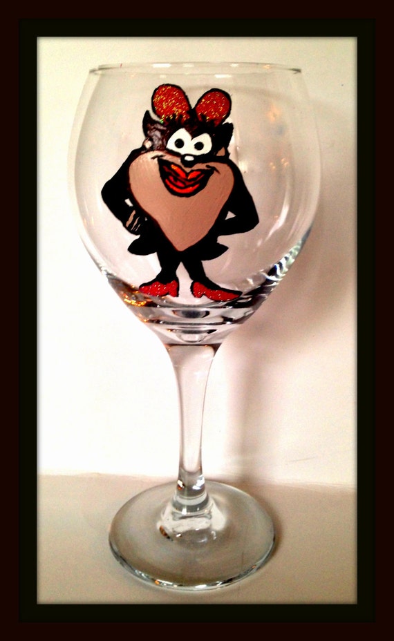 Handpainted Wine Glass, Classy, Sassy and a bit Smart Assy