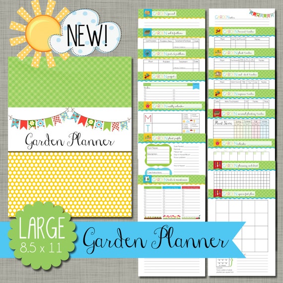 happy planner free printables garden