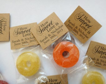 Love Is Sweet Wedding Lifesaver Favors How Sweet Love Is Wedding Favors Wedding Guest Favors Rustic Wedding Country Wedding Set of 100