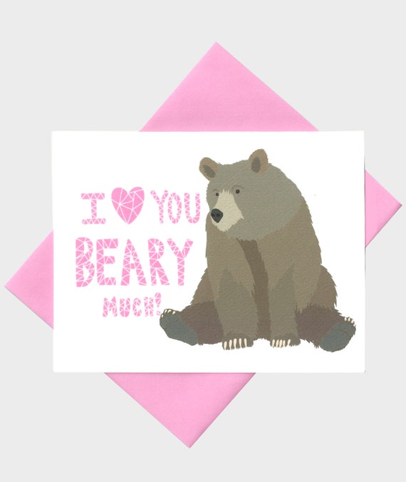 cute bear i love you