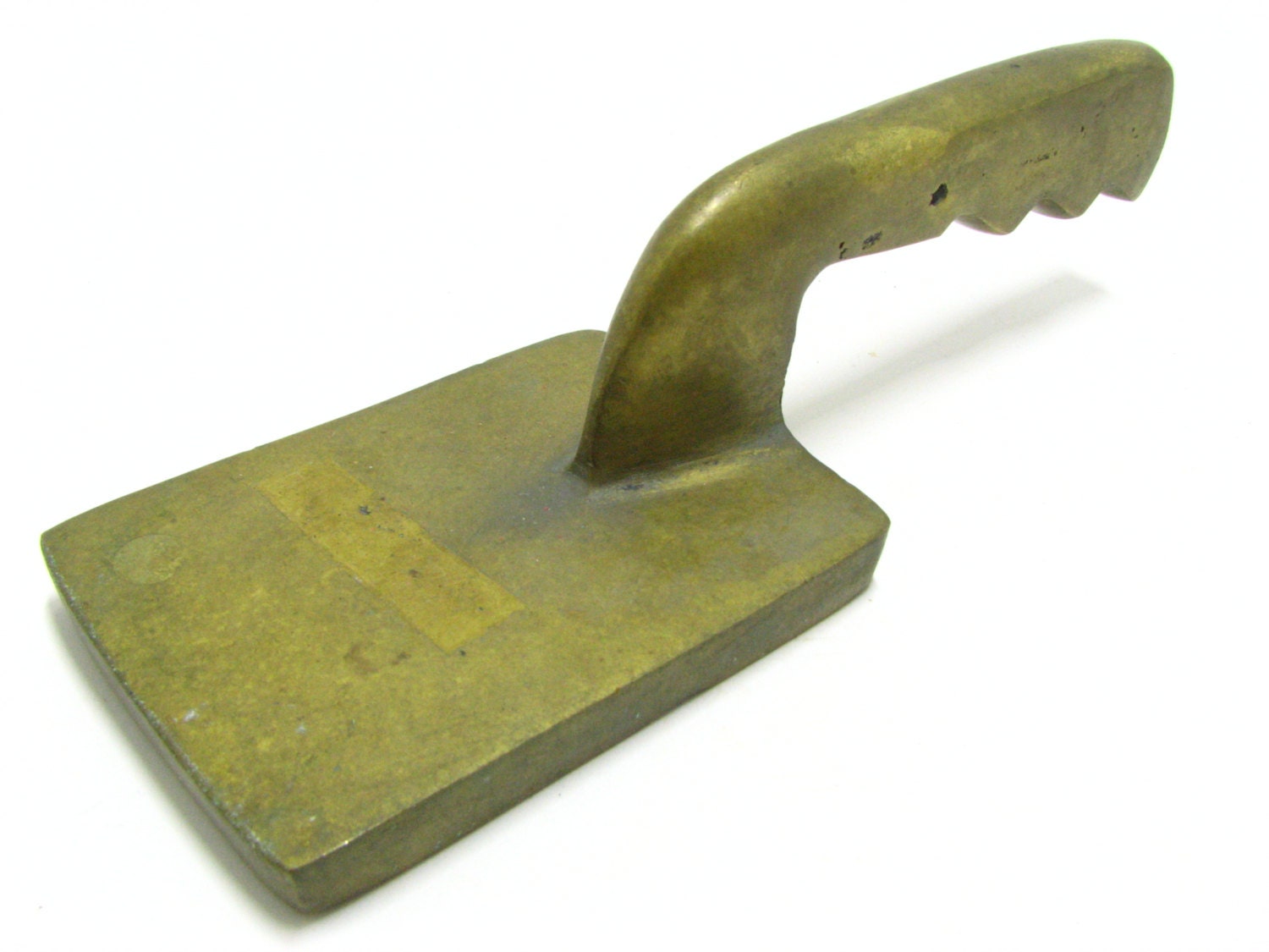 Vintage Brass Meat Mallet / Meat Tenderiser / Heavy Brass