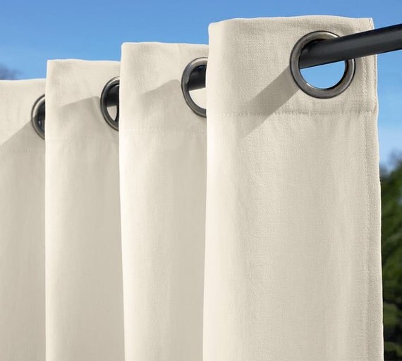 Pair Sail cloth curtains with Grommets 52'' by TheNewHome