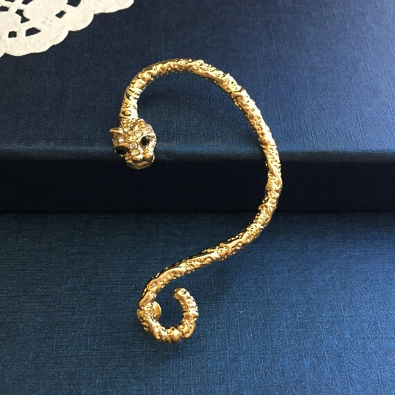 panther ear cuff earring by on Etsy