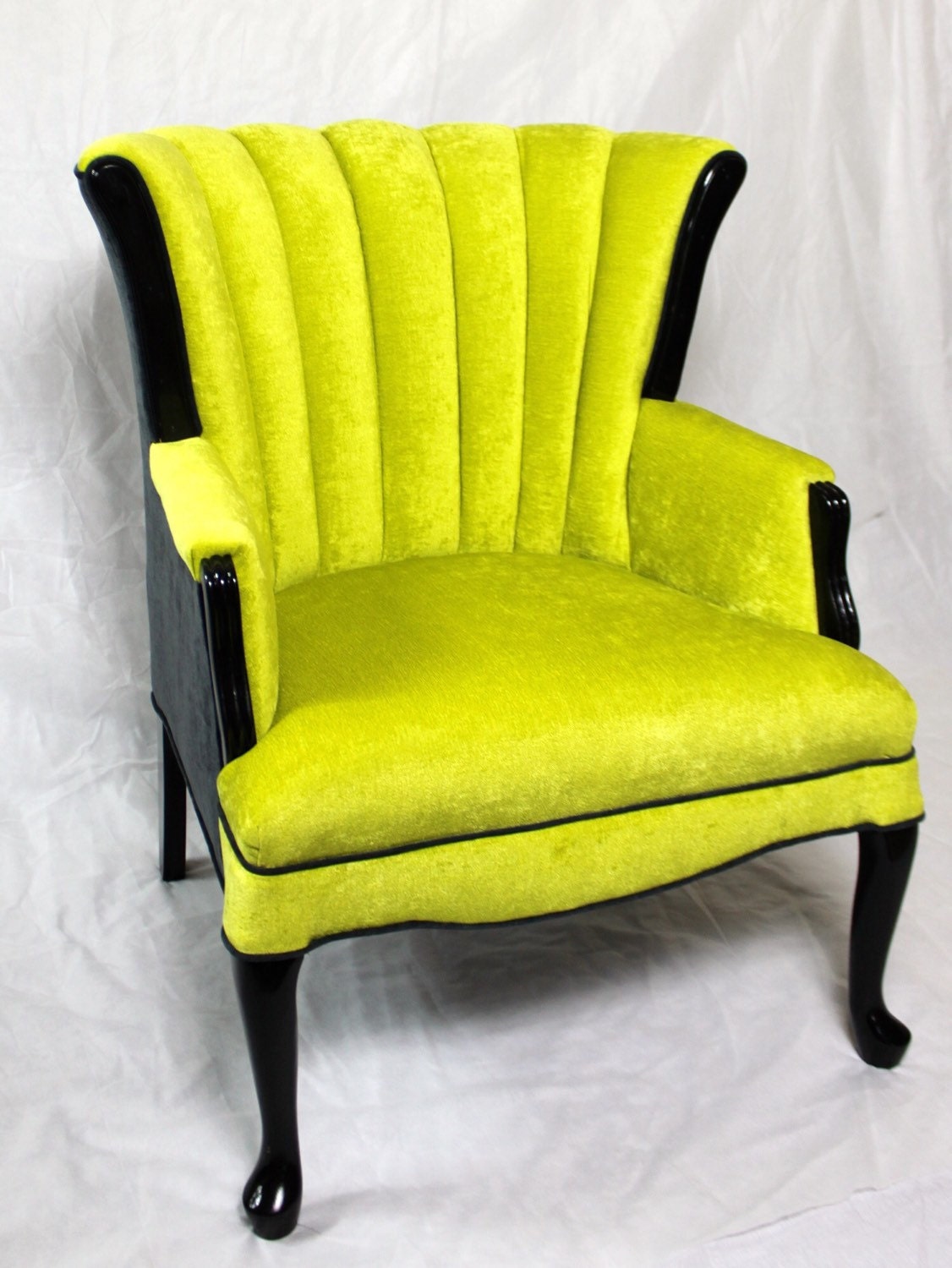 SOLD CAN REPLICATE Vintage Channel Chair Wing Back Chair with