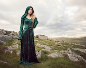Hooded Medieval Style Dress