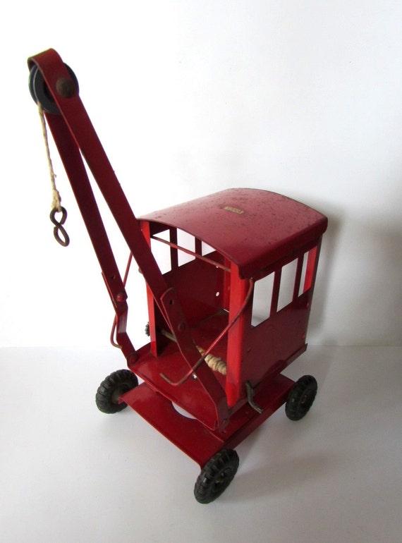 antique toy crane