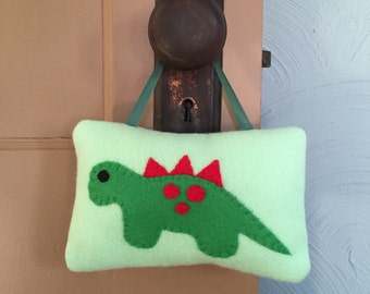 dinosaur tooth fairy pillow