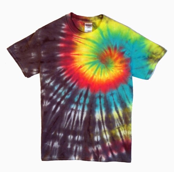 Tie Dye Shirt Rainbow Galaxy Spiral by RainbowEffectsTieDye