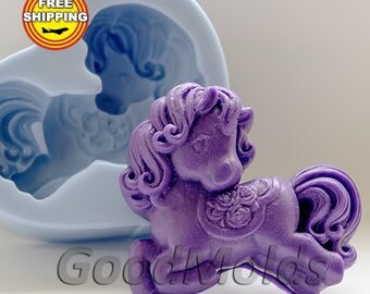 Horse mold soap mold silicone molds mold for soap mold silicone mold new year mold christmas mold fairy mold free shipping
