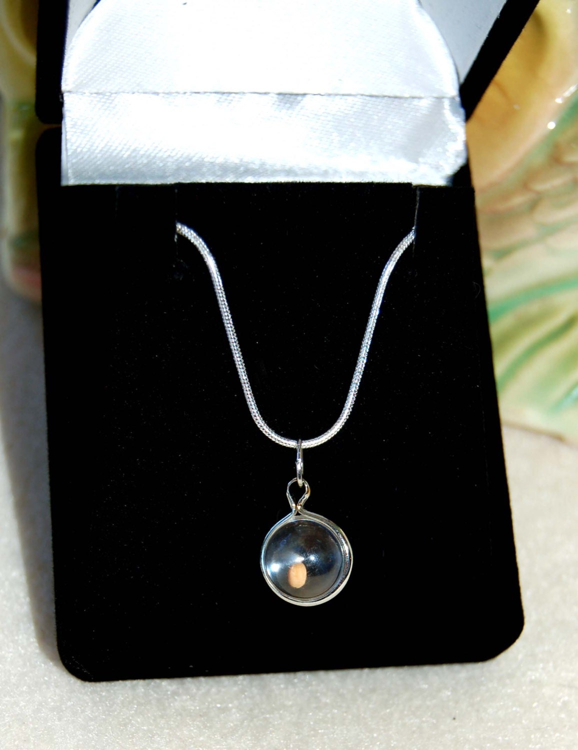 Vintage Mustard Seed Necklace