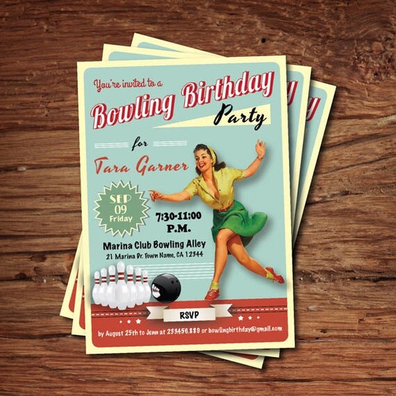 bowling einladung geburtstag retro erwachsenen geburtstag bowling einladung geburtstag retro erwachsenen geburtstag