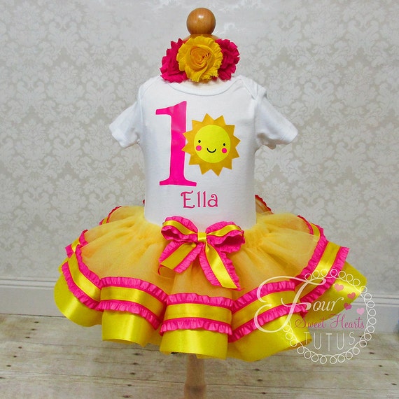 Sunshine First Birthday Outfit, Girls First Birthday, You Are My ...