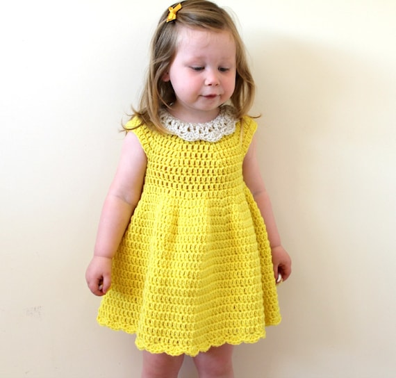 CROCHET PATTERN Crochet Dress Pattern Crochet Dress Girls