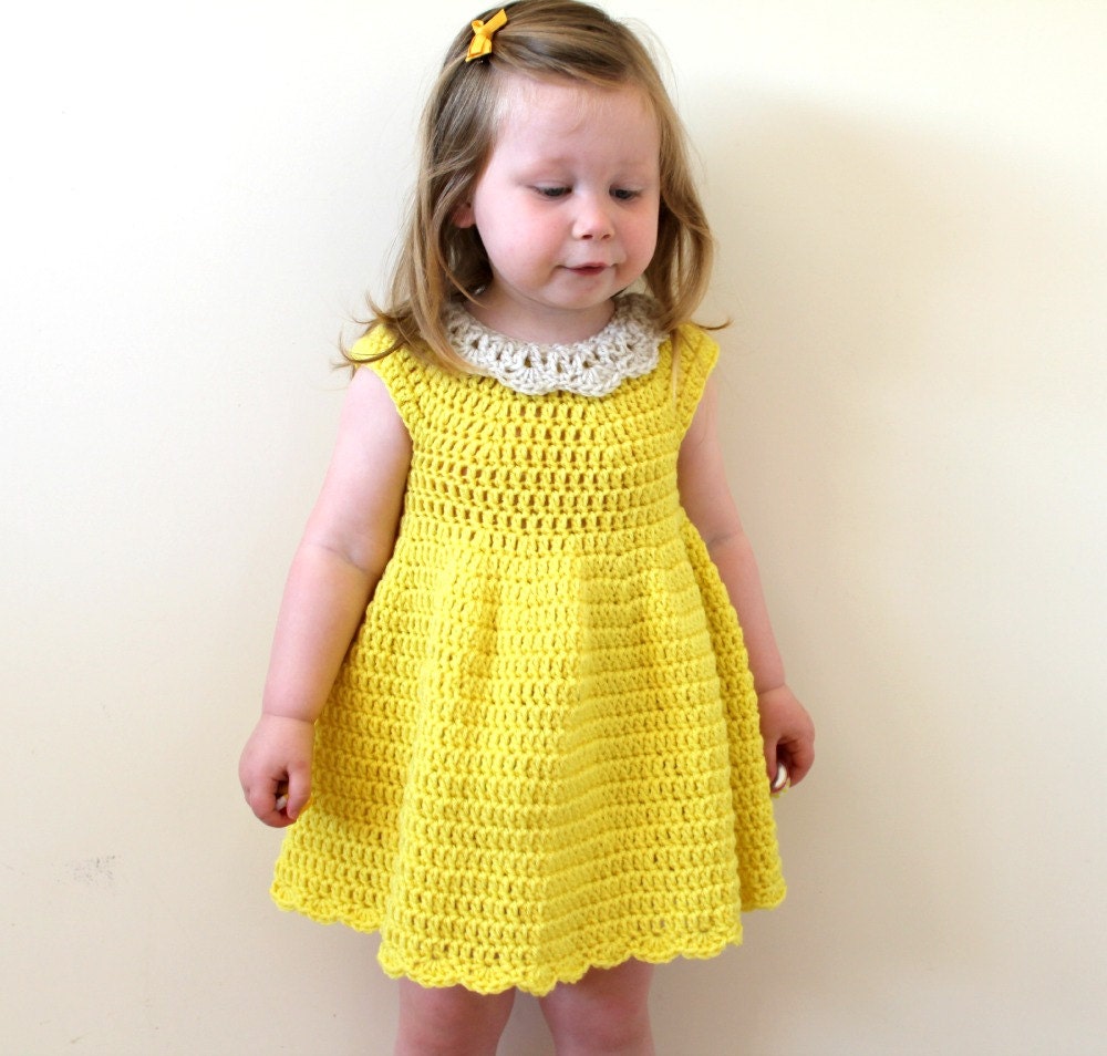 CROCHET PATTERN Crochet Dress Pattern Crochet Dress Girls