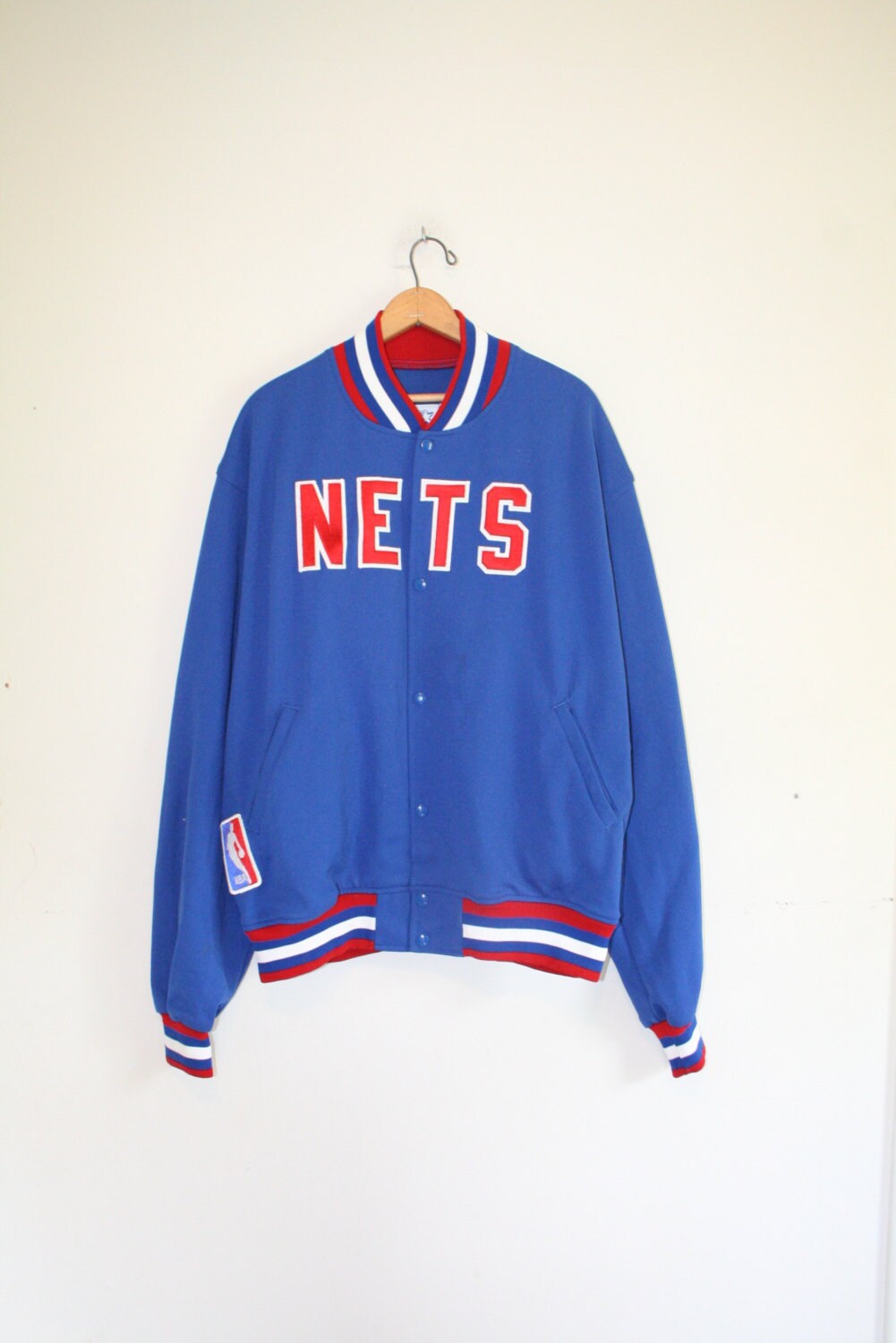 NETS STARTER JACKET // size x large // 90s // new jersey