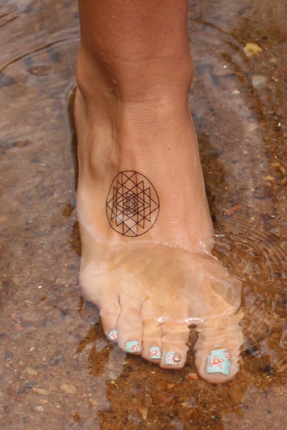 temporary tattoo sri yantra circle temporary tattoo sri yantra circle