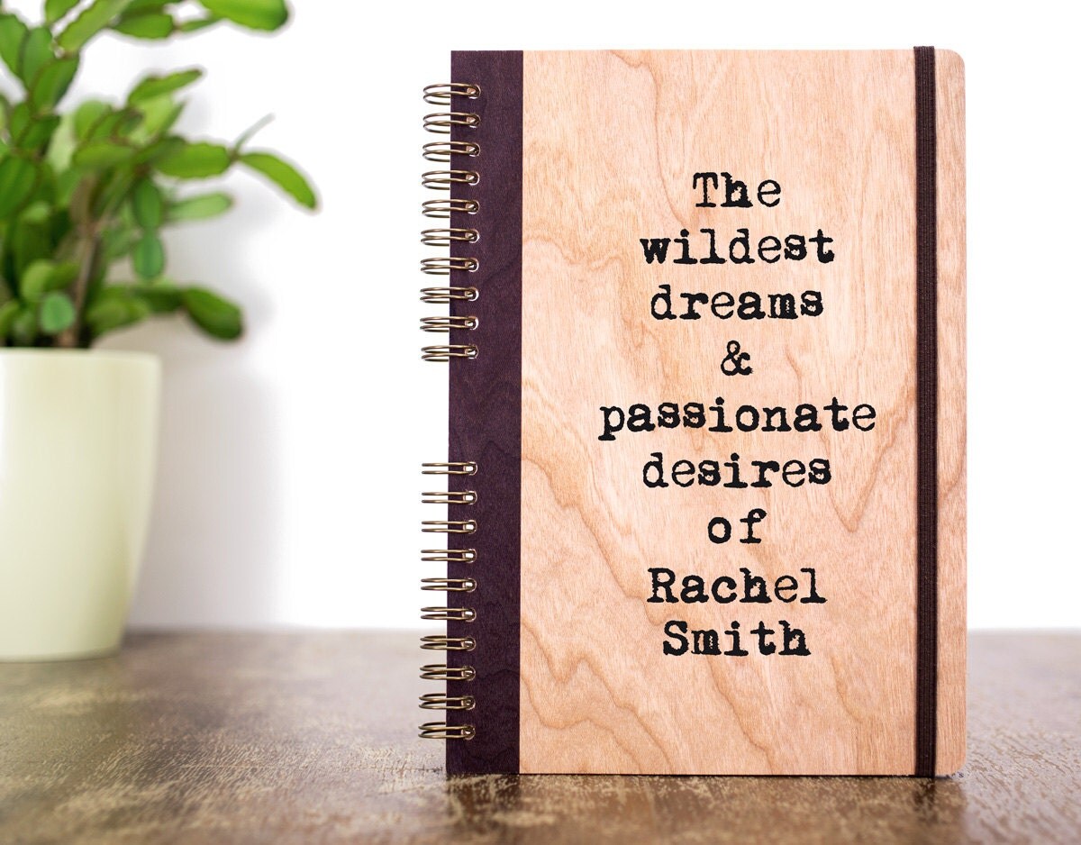 Personalized Notebook Custom Quote Personalized Journal