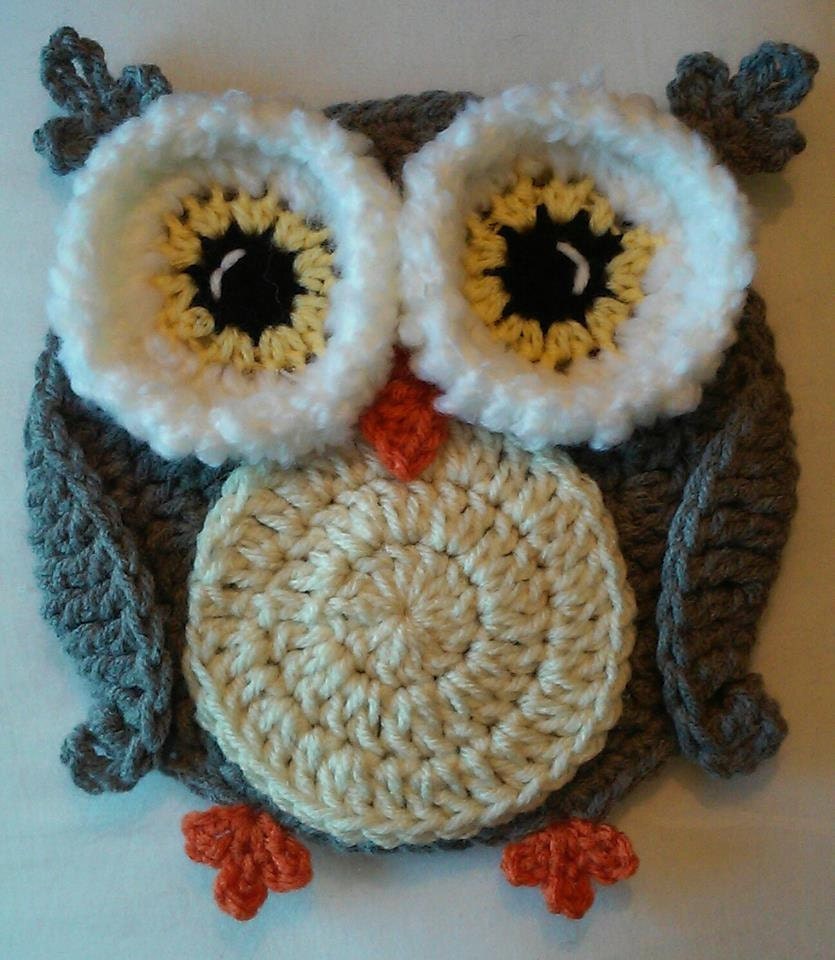 Crochet Woodsy Owl Potholder Pattern Only