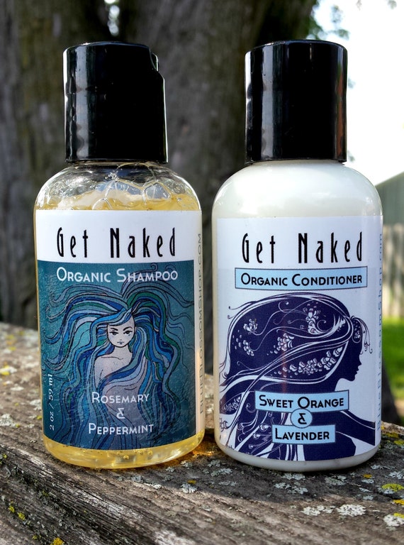Organic Shampoo And Conditioner By Get Naked By BlueBlossomShop
